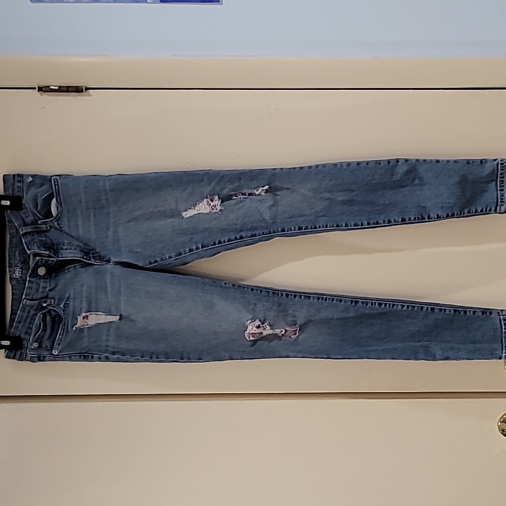Gap skinny leggings ripped jeans
